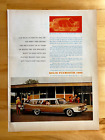 1960 original publicité imprimée break Plymouth SOLIDE