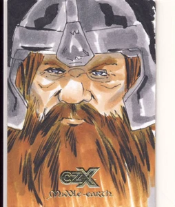 2022 Cryptozoic CZX Middle Earth Sketch Artist Kestin Gimli - Bild 1 von 1