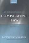An Introduction to Comparative Law Tony, Koetz, Hein, Zweigert, K