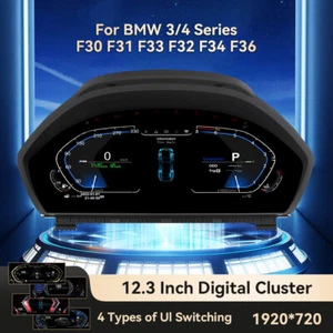 12,3" Digital Tacho Kombiinstrument LCD Für BMW 3/4er F30 F31 F32 F33 F36 13-20 - Bild 1 von 9