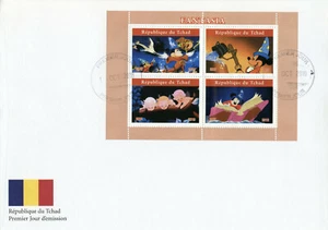 Disney Stamps Chad 2019 FDC Fantasia Mickey Mouse Cartoons 4v M/S I - Picture 1 of 1