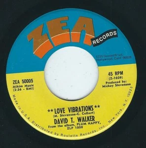 NY Funk Soul - David T Walker ZEA 50005 Love vibrations / Doo doo ♫ - Picture 1 of 1