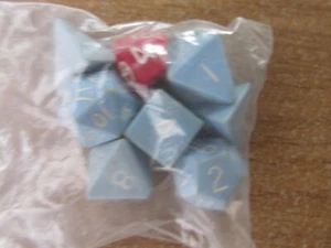TSR GDW OLD HOLMES 8 AZUL D&D MAZMORRA DRAGÓN DADOS POLI 2d4 d6 2d8 REDd10 d12 d20 - Imagen 1 de 2