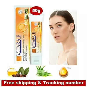 VITARA-E Natural Vitamin E Moisturizing Cream for Soft and Smooth Skin 50g - Picture 1 of 10