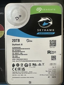 Seagate SkyHawk AI (7200RPM, 3.5", SATA III) 20TB Internal Hard Drive -... - Afbeelding 1 van 1