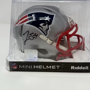Jarrett Stidham signierter New England Patriots Speed Mini Helm JSA COA - Bild 1 von 4
