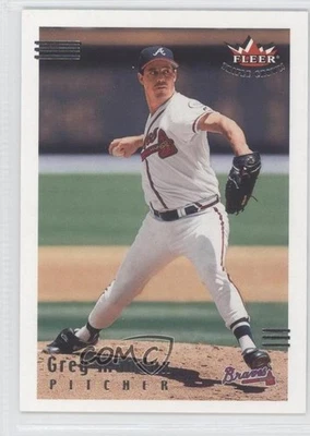 2002 Fleer Triple Crown Greg Maddux #166 HOF - Image 1 of 2