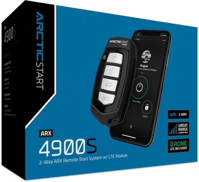Arctic Start ARX4900S All-in-One 2-Way Remote Start Bundle w LTE LED 3000' Range - Image 1 of 3