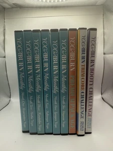 Yoga Burn DVD Lot – Monthly Volumes 1–6 + Trim Core Challenge + Booty Challenge - Picture 1 of 2