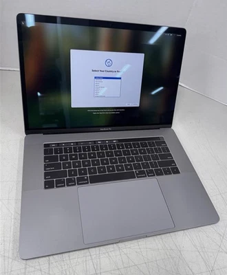 Apple MacBook Pro 15" 2018 A1990 i7-8750H 2.20GHz 16GB RAM 512GB SSD AMD 555X Foto 1 de 4