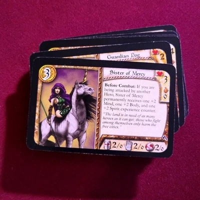 Paquete de tarjetas Runebound Segunda Edición expansiones - sin embalaje ni hojas de reglas Foto 1 de 4