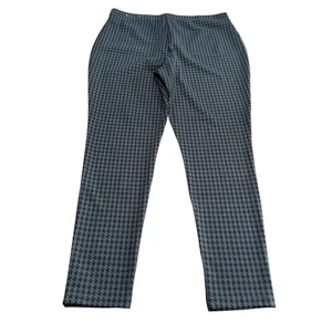 Pantalones Chico's Talla 2 R L 12 Nuevos con Etiquetas Negro Gris Ponte Pata de Gallo Lux Legging Pullon - Imagen 1 de 12