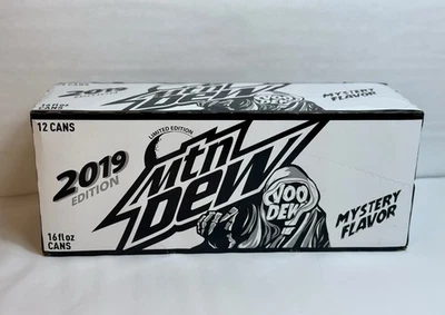 (2022) Mtn Dew Voodew 2019 Edition 12 Pack Sealed Discontinued Mountain 16 oz - Image 1 of 4