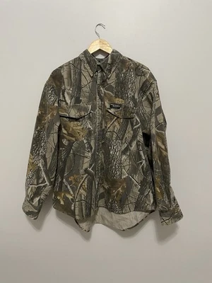 Realtree Men’s Large Brown Camoflauge Shirt Size Large - Image 1 of 4