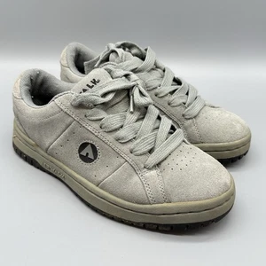 De colección Airwalk Para Hombres Talla 5.5 Gris Gamuza Zapatos de Skate Tenis Monopatín - Imagen 1 de 7