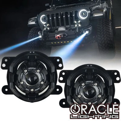 ORACLE Off-Road LASER Fog Lights | Fits Jeep Wrangler JK JL & Gladiator JT  - Image 1 of 3