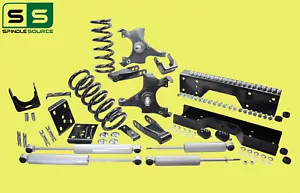 5"/7" Drop Kit + Stoßdämpfer Kerbe für 88 - 91 Chevy GMC C1500 V8 MIT 1" ROTOREN STD CAB - Bild 1 von 2