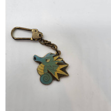 Seadra Vintage Pokemon Metal Enamel keychain charm Figure Gacha Nintendo