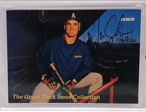 1993 Upper Deck Tim Salmon Iooss Collection Auto 736/1500 Angels - Picture 1 of 2