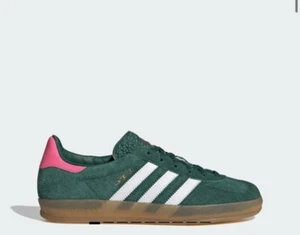 Adidas Gazelle Indoor Collegiate Green White Lucid Pink UK Size 5 - Bild 1 von 5