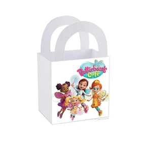 8 Butterbean's Cafe Treat Box Fiesta Favor Botín Bolso de Bienas Cumpleaños 3"" x 3"" - Imagen 1 de 6