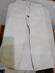 girls size 6 twill pants off white - Picture 1 of 4