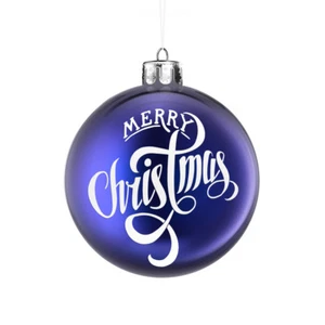 3x Merry Christmas Vinyl Decal Sticker For Bauble/XMAS Decorative Gift DIY - Picture 1 of 2