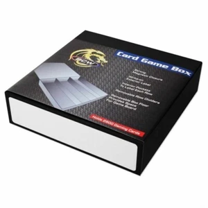 BCW Black and White Board Game or Collectible Card Game 3 Row Storage Box - Picture 1 of 4