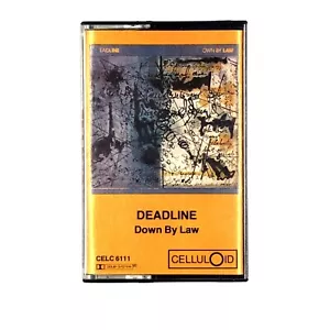 DEADLINE DOWN BY LAW Cassette Tape OG 1985 Electronic Dub Funk Rare - Picture 1 of 5