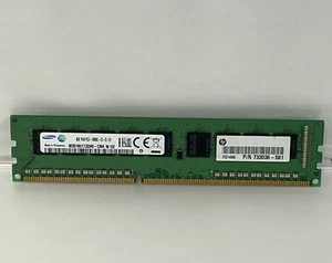 SAMSUNG 4GB 1Rx8 PC3-14900E-13-12-D1 M391B5173QHO-CMA PN 733036-581 - Picture 1 of 4
