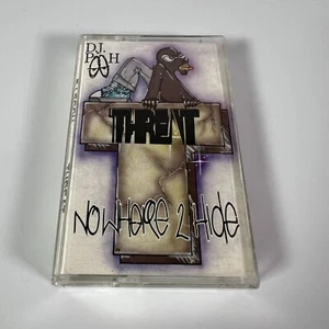 DJ Pooh Threat No Where To Hide Rap Hip Hop Cassette Da Bomb Records PROMO RARE! - Picture 1 of 9