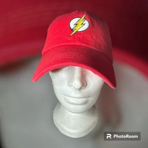 DC The Flash Red Lightning Bolt Logo. Rare  Vintage Made For Fiesta Texas - Picture 1 of 10