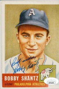 Bobby Shantz Philadelphia Athletics Signed 4x6 Glossy Photo JSA Authenticated - Picture 1 of 2