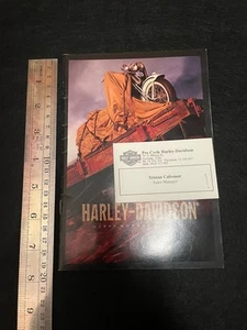 Harley-Davidson 1997 Motorcycle Sales Brochure With Card Australian Genuine 281 - Foto 1 di 11