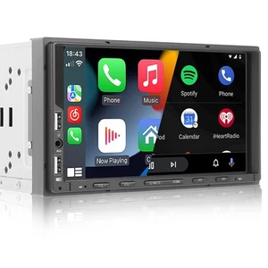 Double Din Car Stereo Wireless Apple CarPlay Android Auto,7in Android Touchsc... - Picture 1 of 7
