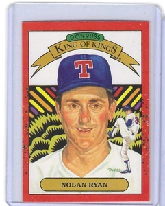 1990 Donruss King of Kings No Number Nolan Ryan Error #665 - Picture 1 of 2