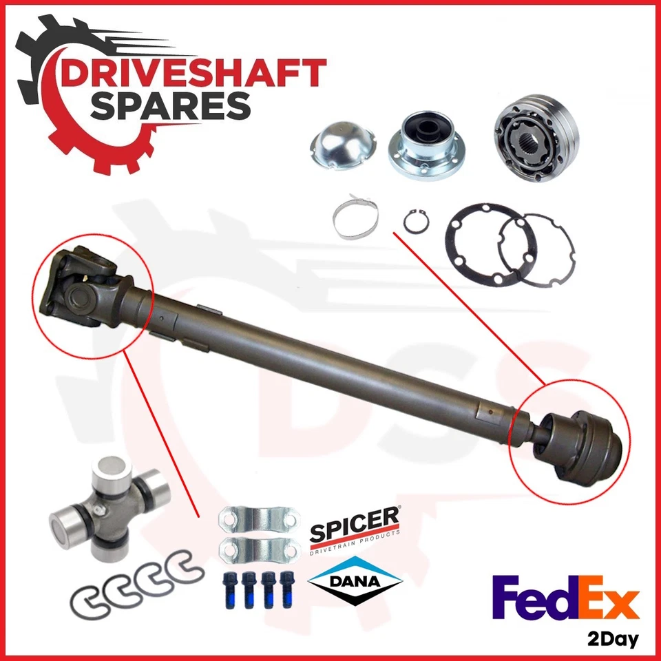 Ford Explorer & Ranger Front Driveshaft CV Joint + U-Joint + SPICER Strap Kit - Image 1 of 4