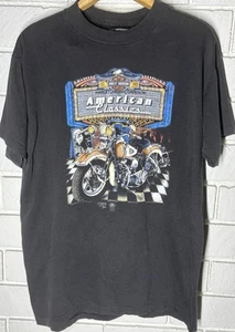Vintage Harley Davidson 1988 3D Emblem T-shirt XL American Classics - Picture 1 of 7