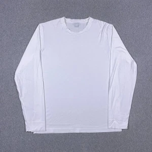 Sunspel T-Shirt Herren Small Riviera Langarm Rundhals Baumwolle weiß - Bild 1 von 11