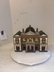 VINTAGE DELUXE BAHNHOF - BELEUCHTETES WEIHNACHTSDORF HAUS DISPLAY DEKOR - Bild 1 von 8