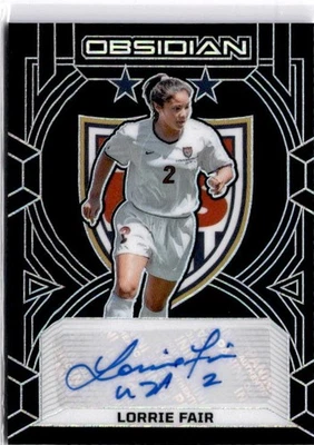 Lorrie Fair 2024-25 Panini Obsidian Class 1999 automático USWNT #028/199 Foto 1 de 2