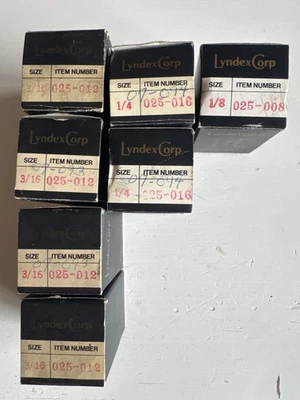 Lot of TG25 collet lyndex 1/4" x 2 -  3/16" x 4 - 1/8 x 1 - Image 1 of 3