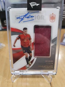 Rodri 2021 Panini Immaculate Patch Auto /99 - Picture 1 of 2