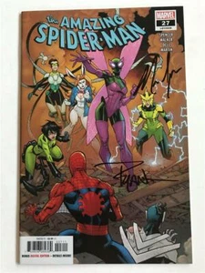 NYCC 2019 SPIDER-MAN #27 SIGNED Nick Spencer & Ryan Ottley With COA - Picture 1 of 4