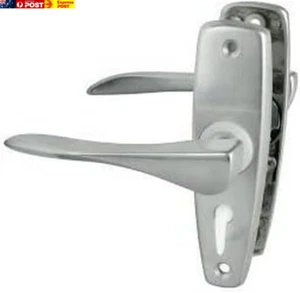 608250 Satin Chrome Plated Privacy Door Lever - Picture 1 of 2
