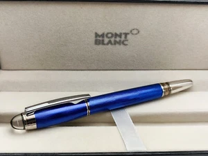 Pluma Estilográfica Montblanc Starwalker Suave Cuerpo Azul + Clip Plateado | Tinta Vacía - Imagen 1 de 6