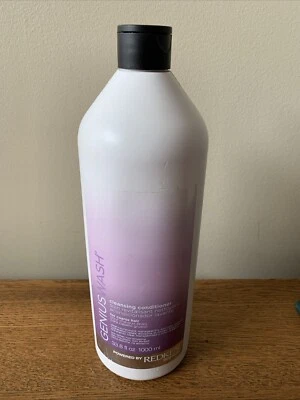 NUEVO REDKEN Genius Acondicionador Limpiador de Lavado para Cabello Curso, 33.8 fl. oz. (1 L) Foto 1 de 2