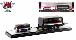 M2 Machines 1:64 Coca-Cola 1964 Dodge A100 Vision Van & 1966 Charger HEMI TW09 - Picture 1 of 3