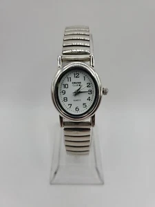Cruise Club Damen Everyday Quarz Uhr 22mm oval silberfarben Stretch 6,5" - Bild 1 von 8