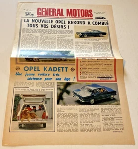 Brochure Publicitaire GENERAL MOTORS  - 1967 - Bel Etat - Picture 1 of 3